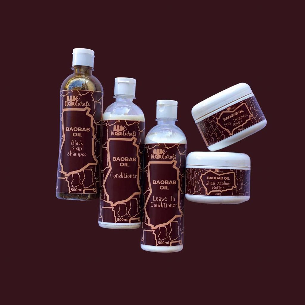 We Naturals Baobab Hair Care Set 