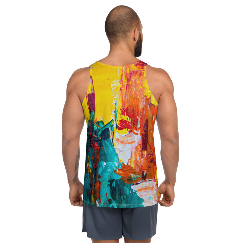 Stylish Artist Paint Splash Vest