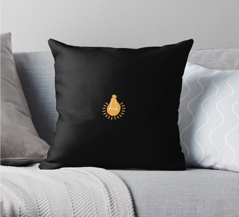 Lightbulb Cushion from Maboneng Township Arts