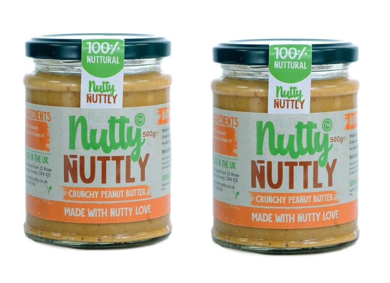 Four x Crunchy Peanut Butter. Medium Jar size. 300g. No Additives.