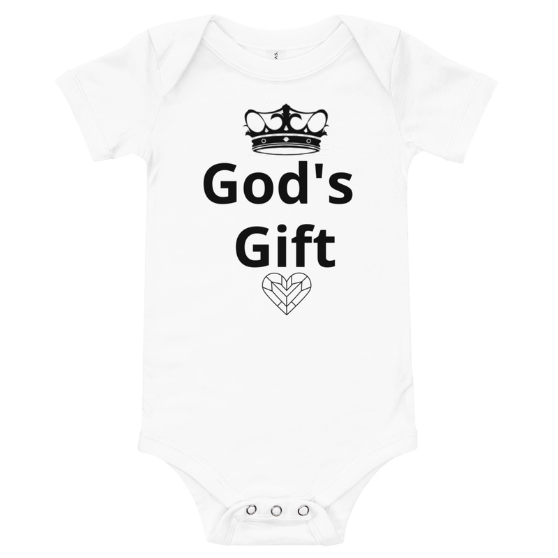 Baby Bodysuit with words "God's Gift"