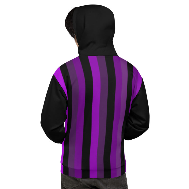Purple Stripes Stylish Designer Hoodie
