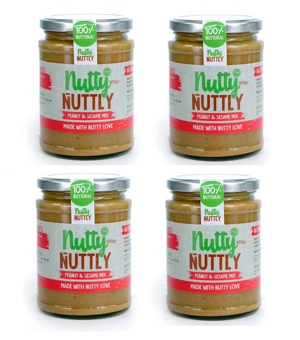 Pack of 4 Nut Butters of the same Type. 500g size