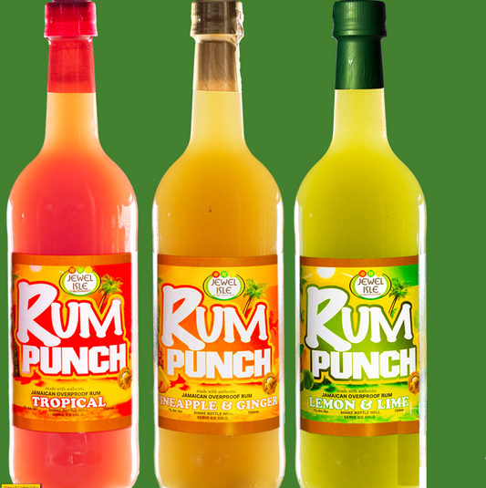 Mixed Rum Punch Pack - 3 x 750ml Bottles