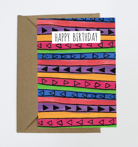 Arrows Birthday Card x 3