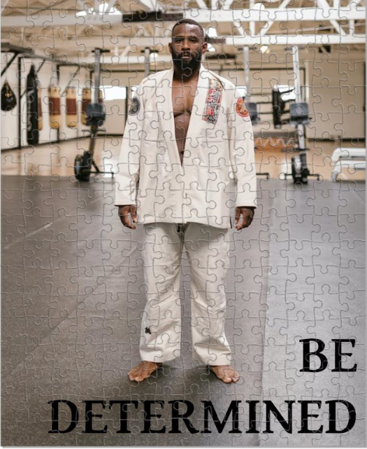 Be Determined - Black Man Jigsaw Puzzle