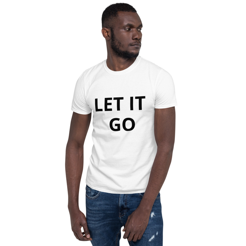 Unisex T-shirt with slogan - "Let it Go"
