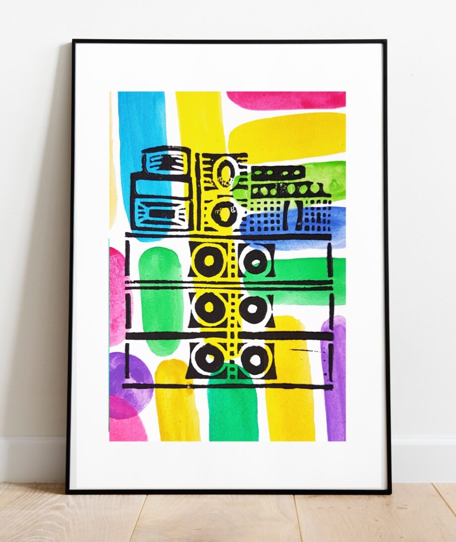 Sound System Art Print