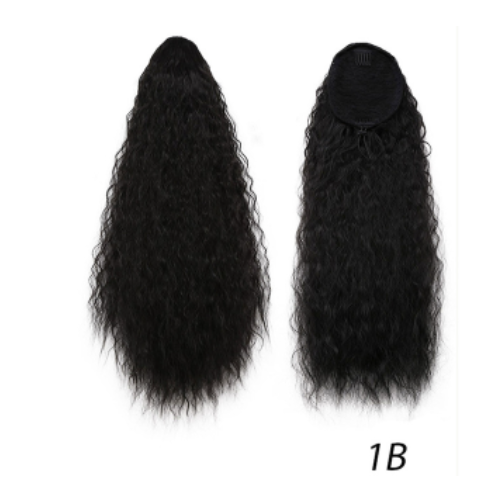 Black 22 Inch Ponytail Hair Extension