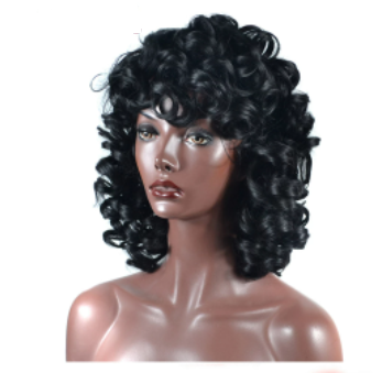 Medium Wavy Curly Wig
