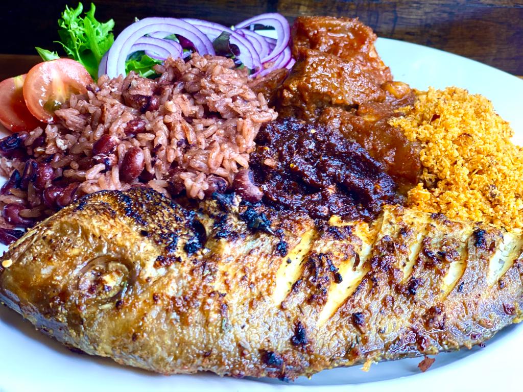 Ghana Waakye with Fish