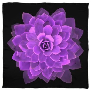 Lilac Flower Paris Chiffon Scarf - Square
