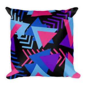Blue and Pink Cushion