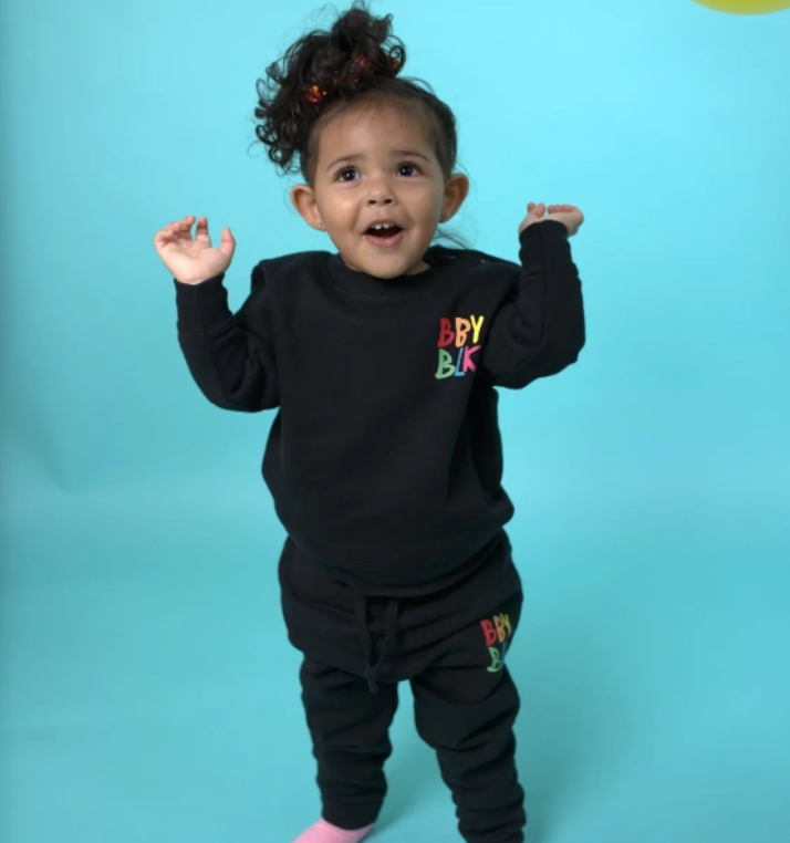 Comfortable and Soft Bby Blk Tracksuit for Babies and Toddlers