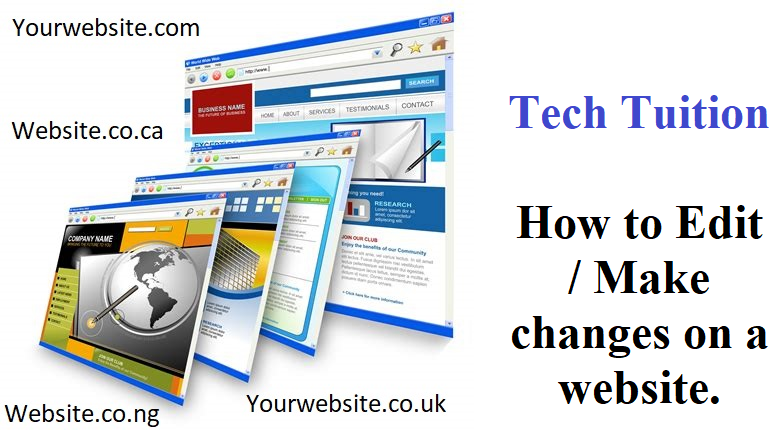 Tech Training - Website Editing - One Hour - Private Tuition