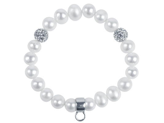 Pearl bracelet - white